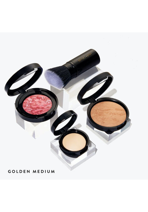 Daily Routine: Natural Finish Full Face Kit (4 Pc), GOLDEN MEDIUM, hi-res image number null