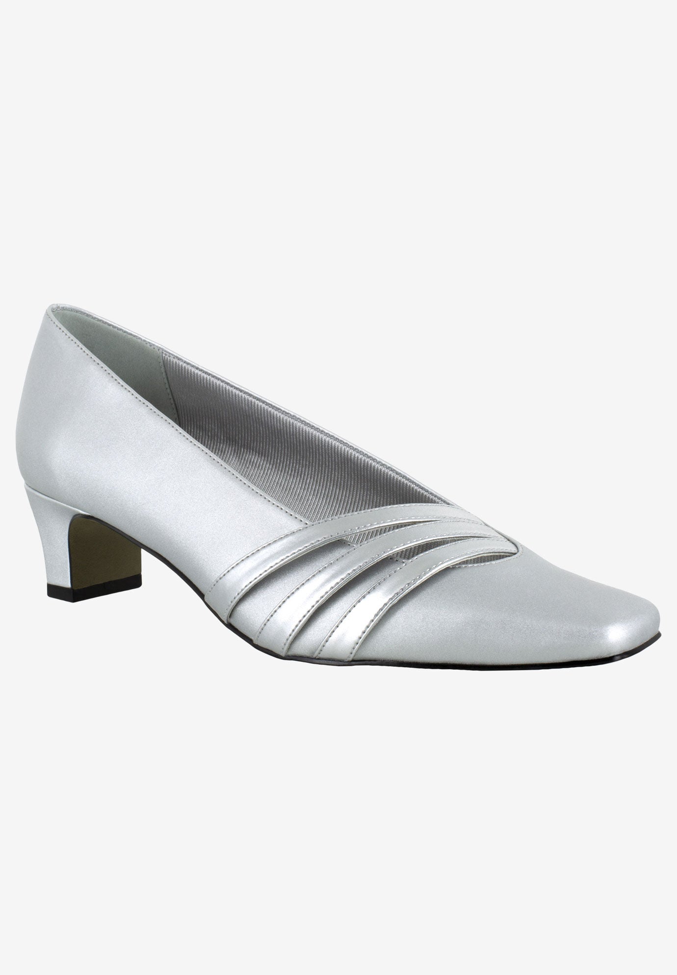 Entice Pump , SILVER SATIN, hi-res image number 0