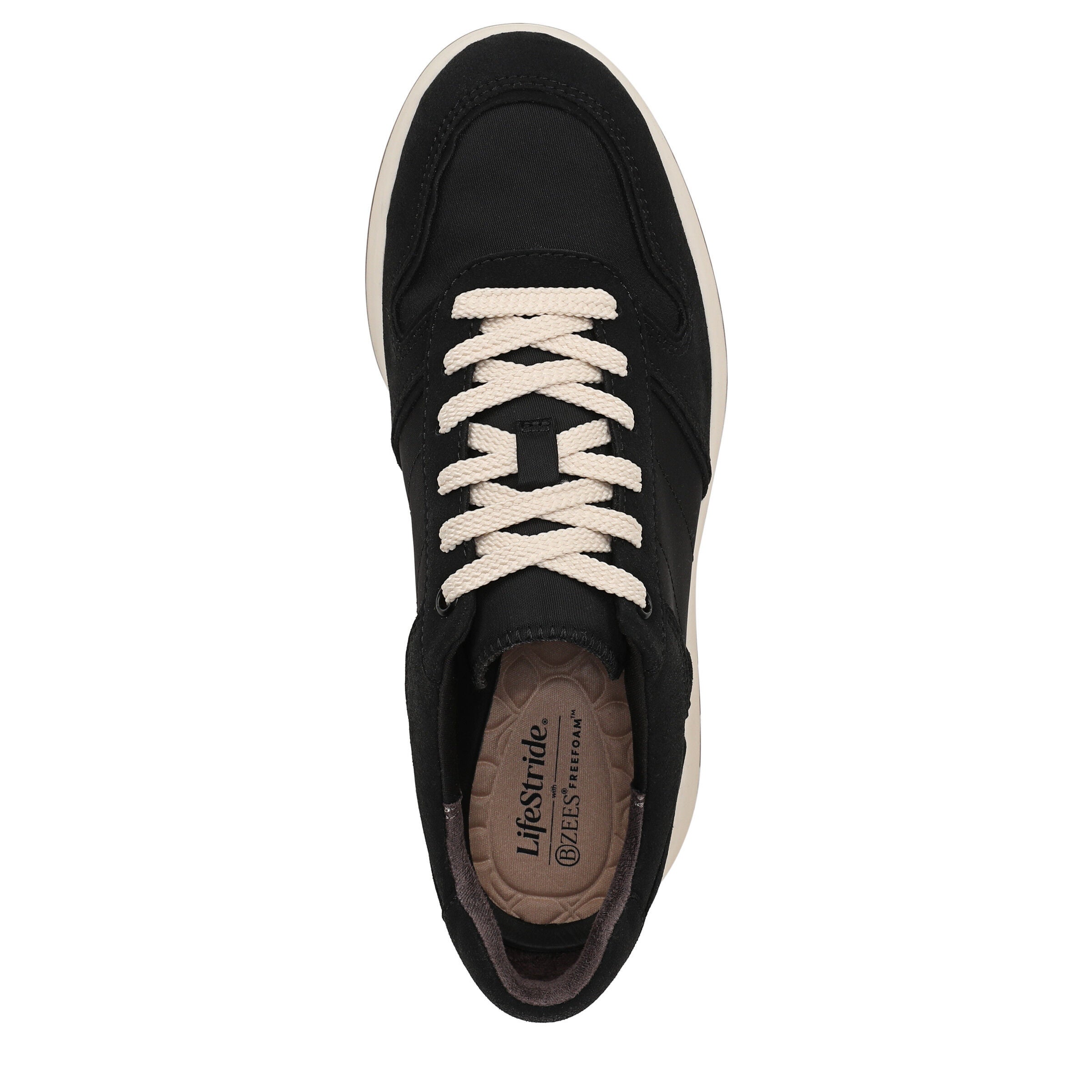 Revival Sneaker, BLACK MICROSUEDE, alternate image number 6