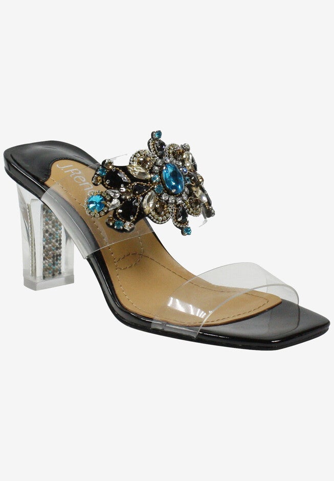 Kamelia Sandals, CLEAR BLACK MULTI, hi-res image number 0