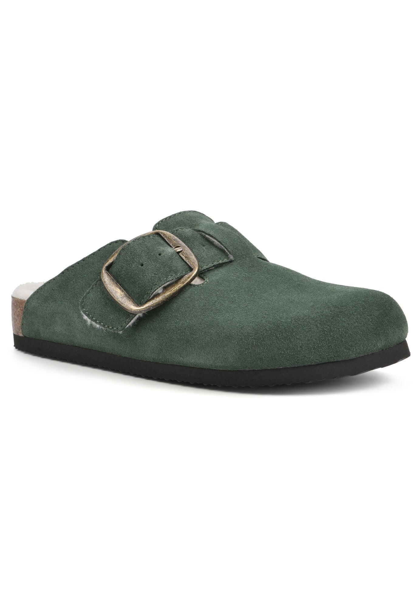 Big Sur Mule, GREEN SUEDE FUR, hi-res image number 0