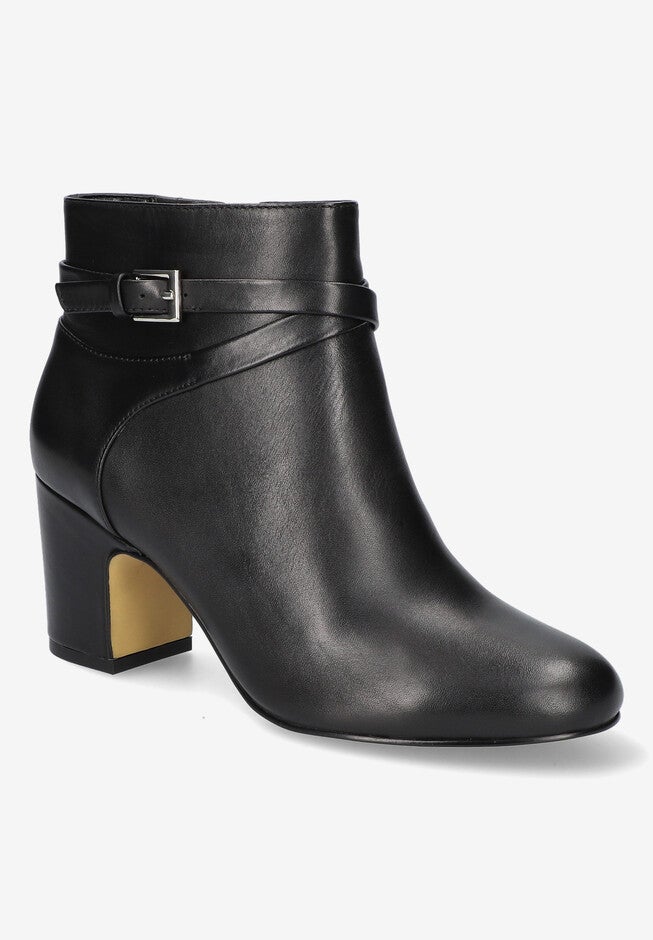 Arlette Bootie, BLACK LEATHER, hi-res image number null