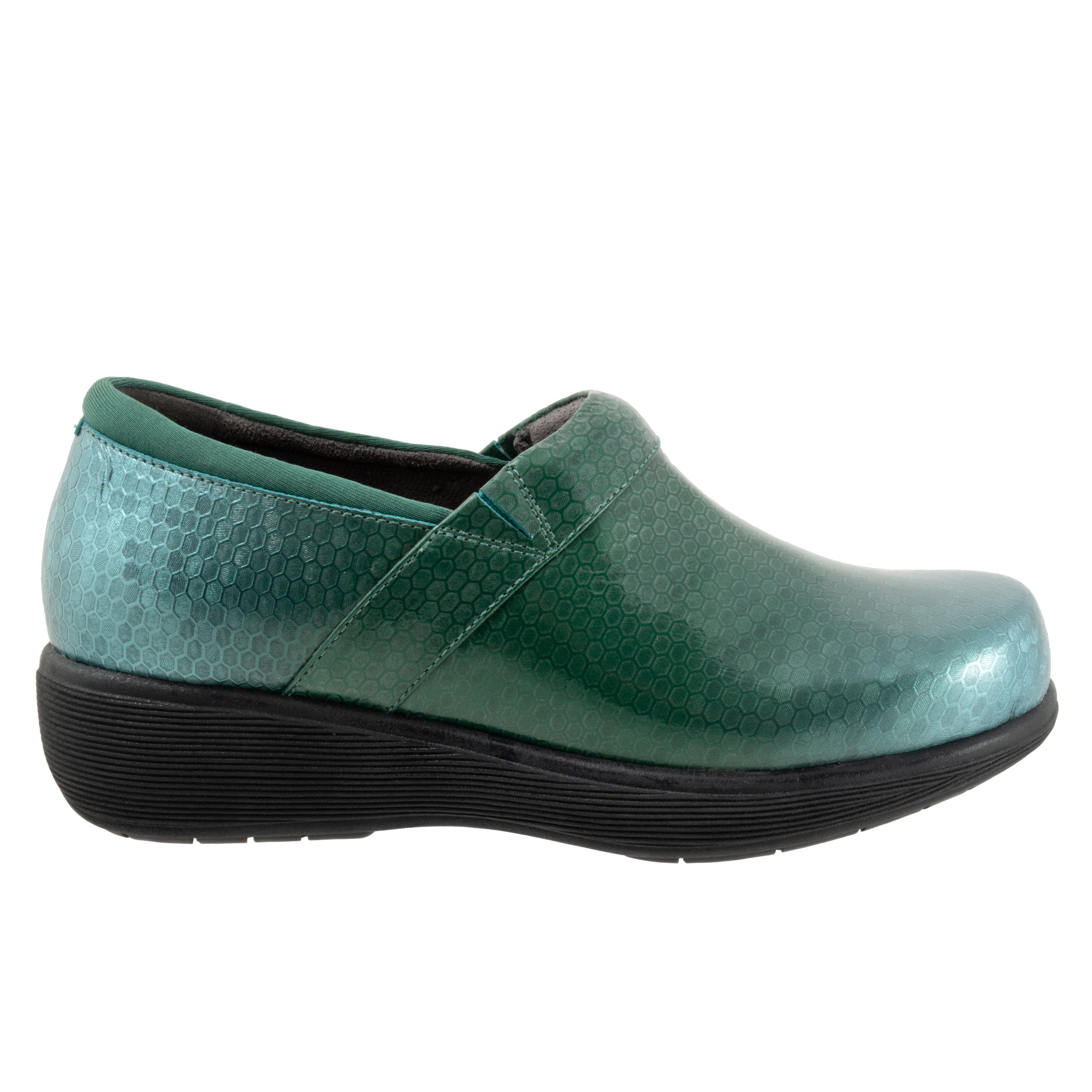 Meredith Sport Clog, JADE EMBOSSED, alternate image number 4
