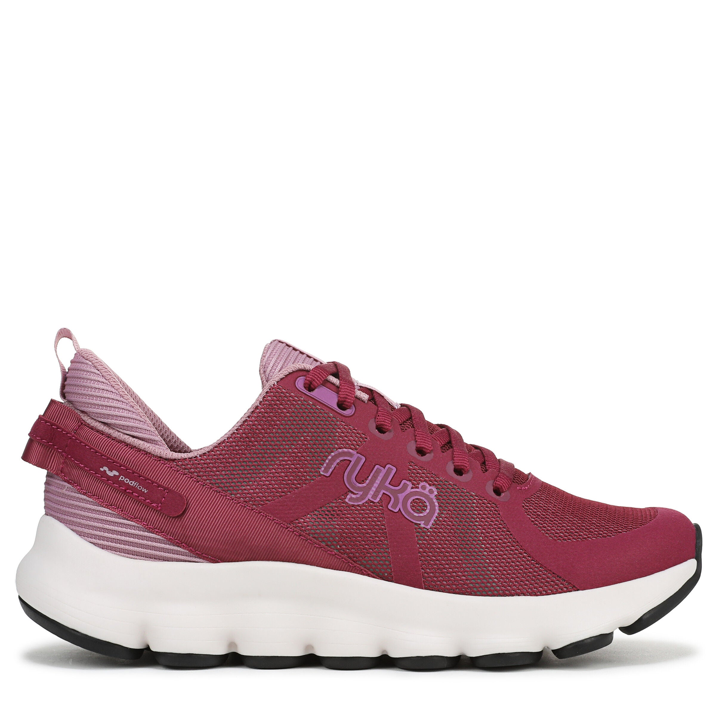 Podflow Walking Sneaker, BERRY RED, alternate image number 3