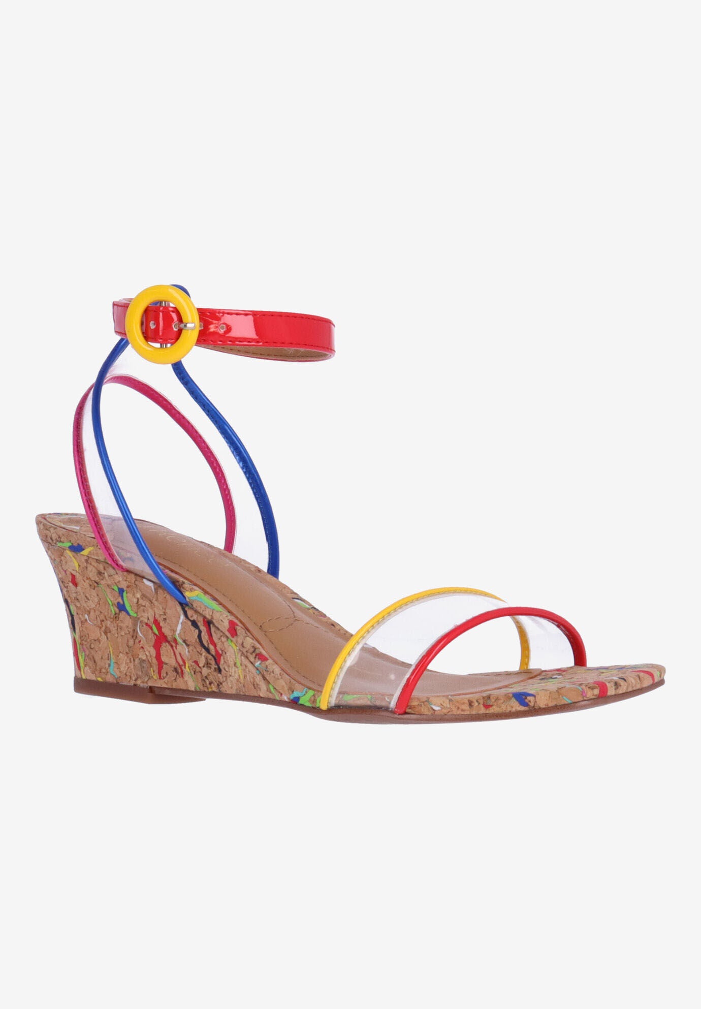 Lavinia Sandals, CLEAR MULTI NATURAL, hi-res image number 0