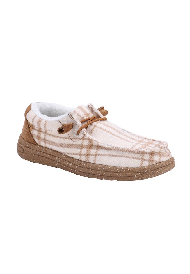 Samantha Bootie, CREAM PLAID, hi-res image number null