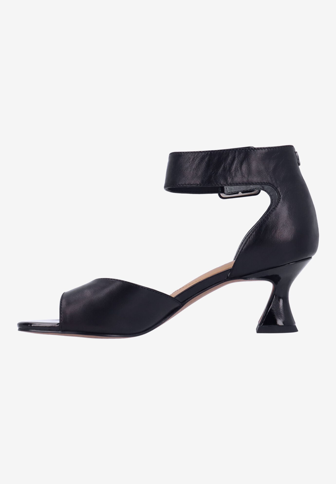 Genevra Ankle Strap Sandal, BLACK, alternate image number 5