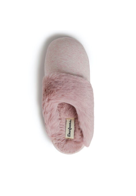 Dahlia Rib Knit Scuff Slipper, , alternate image number null