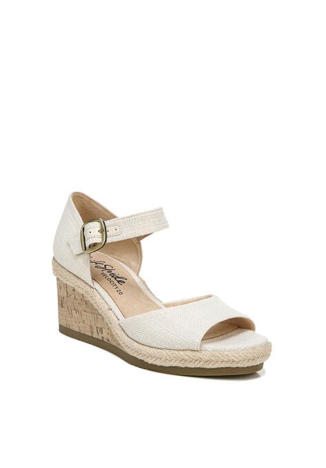 Go For It Espadrille Wedge Sandal, CREAM, hi-res image number null