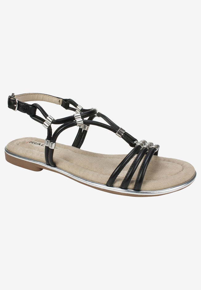 Zoel Sandal , BLACK SMOOTH, hi-res image number null