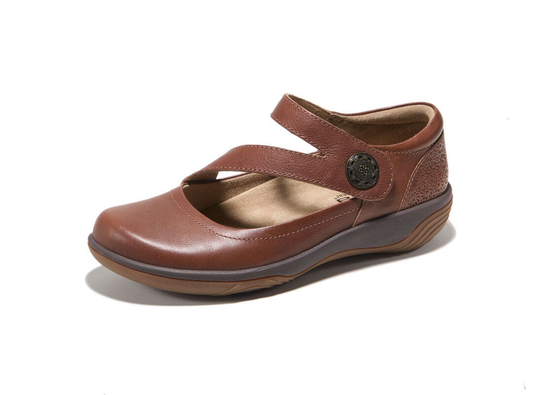 Ava Slip-On Flat, COGNAC, hi-res image number 0