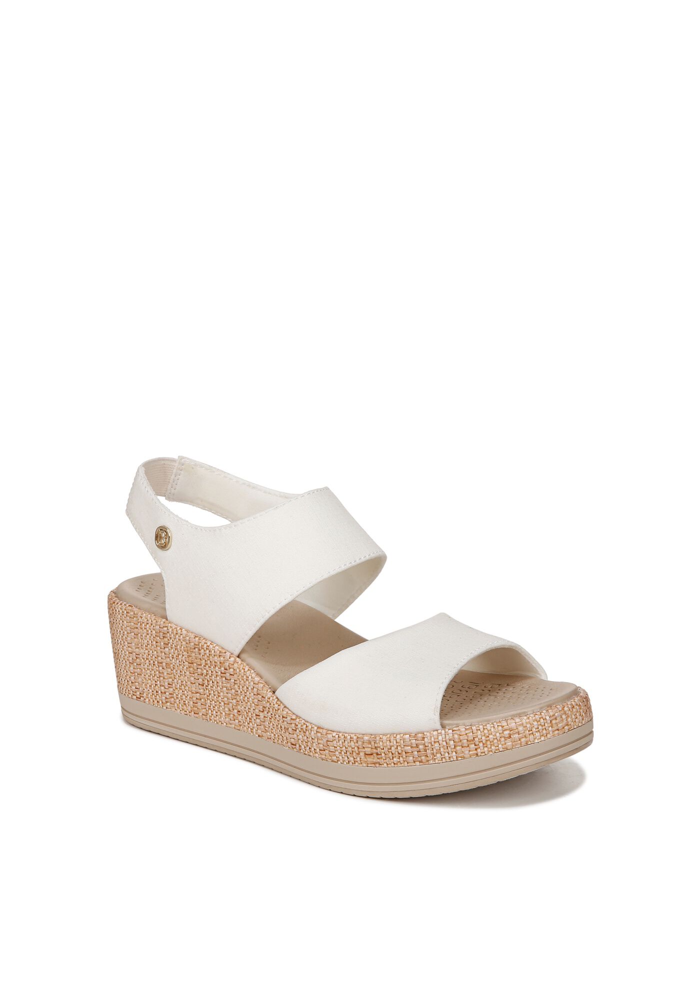 Reveal Wedge Sandal, BRIGHT WHITE FABRIC, hi-res image number 0