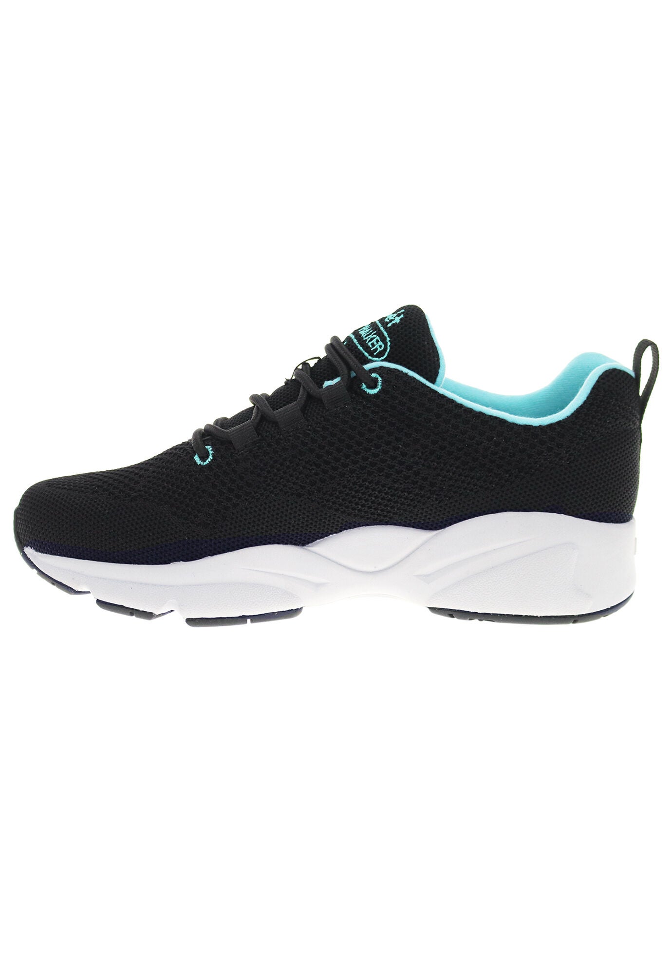 Stability Fly Sneaker, BLACK AQUA, alternate image number 3