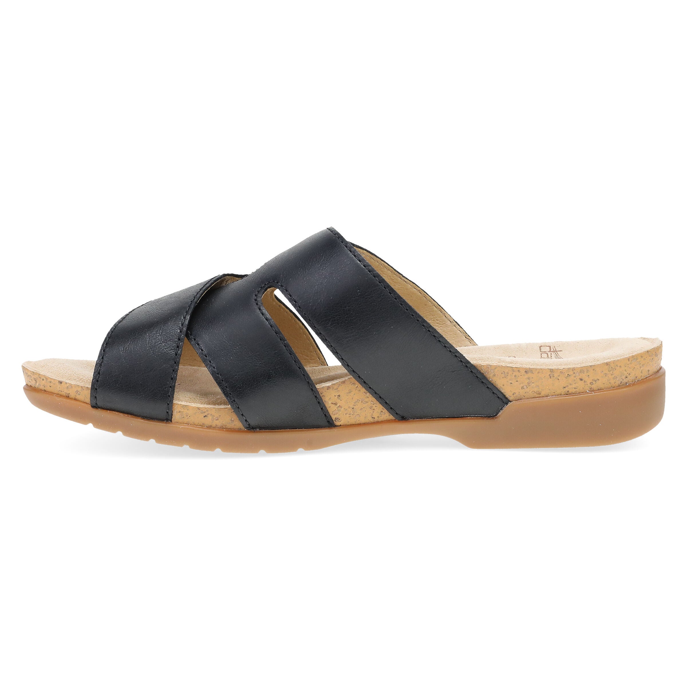 Regan Leather Sandal, BLACK, alternate image number 6