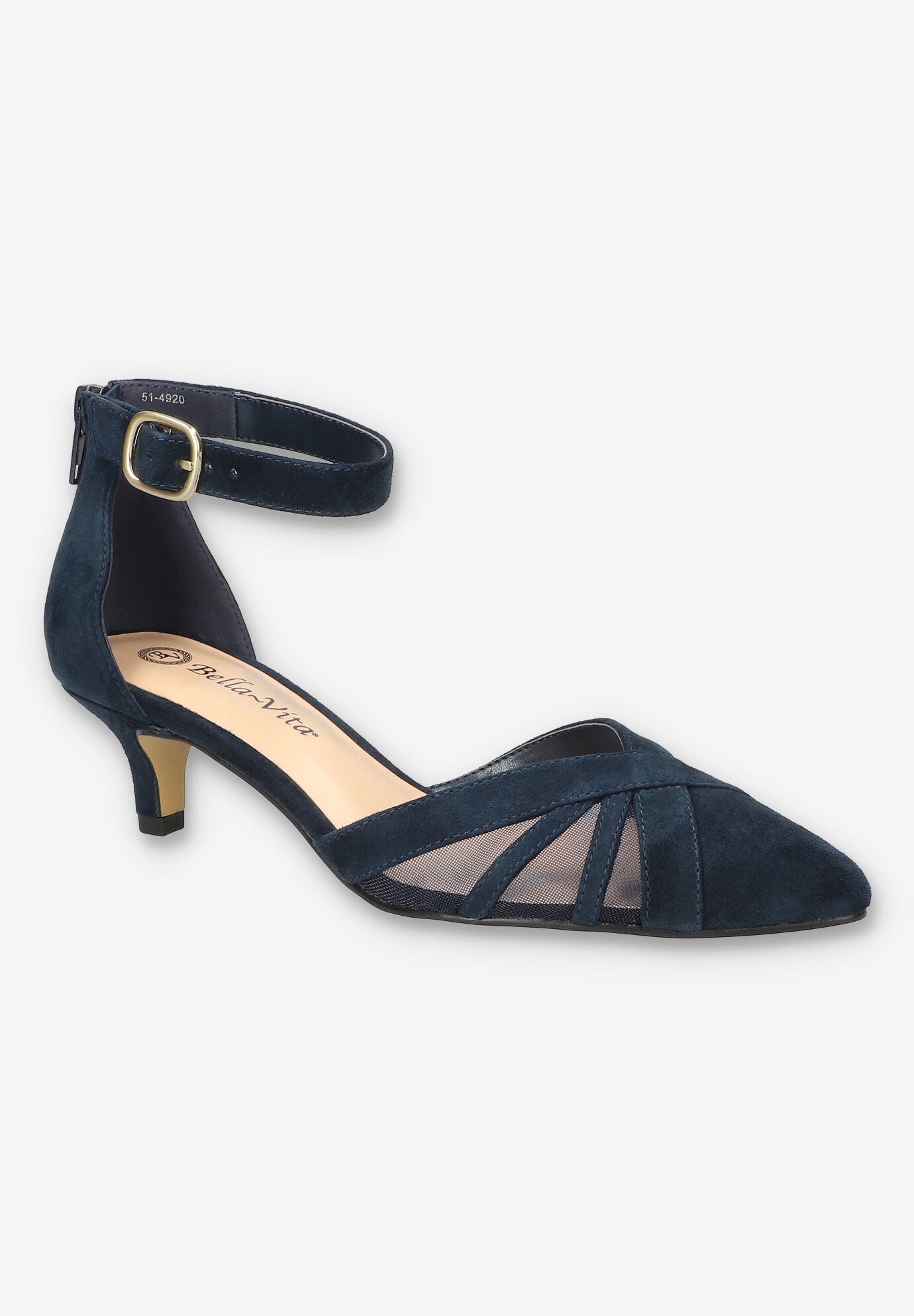 Malani Pump, NAVY SUEDE LEATHER, hi-res image number 0