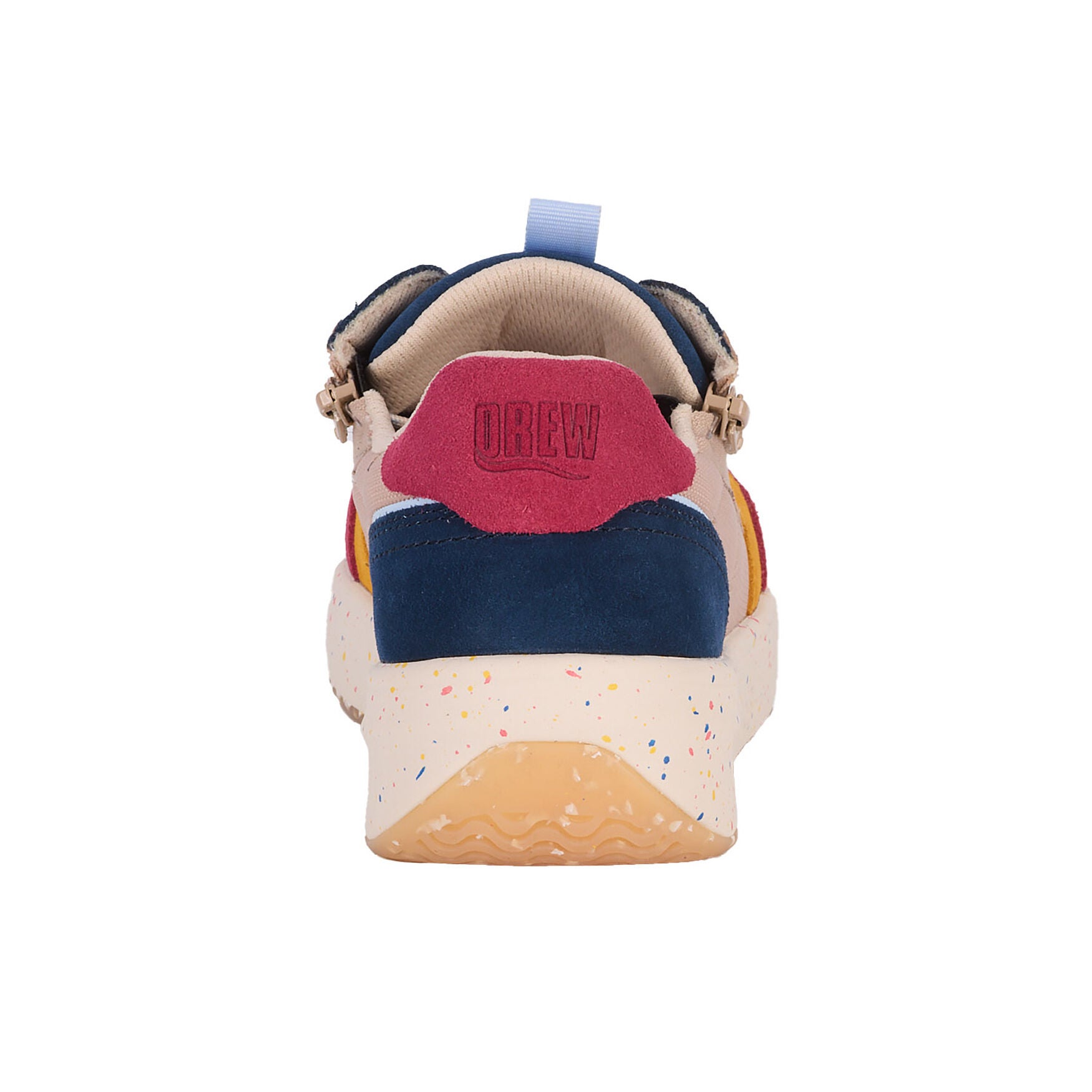 Happy Double Zip Sneaker, PINK AND BLUE, on-hover image number 1