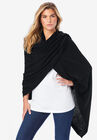 Oversized Shawl, BLACK, hi-res image number null
