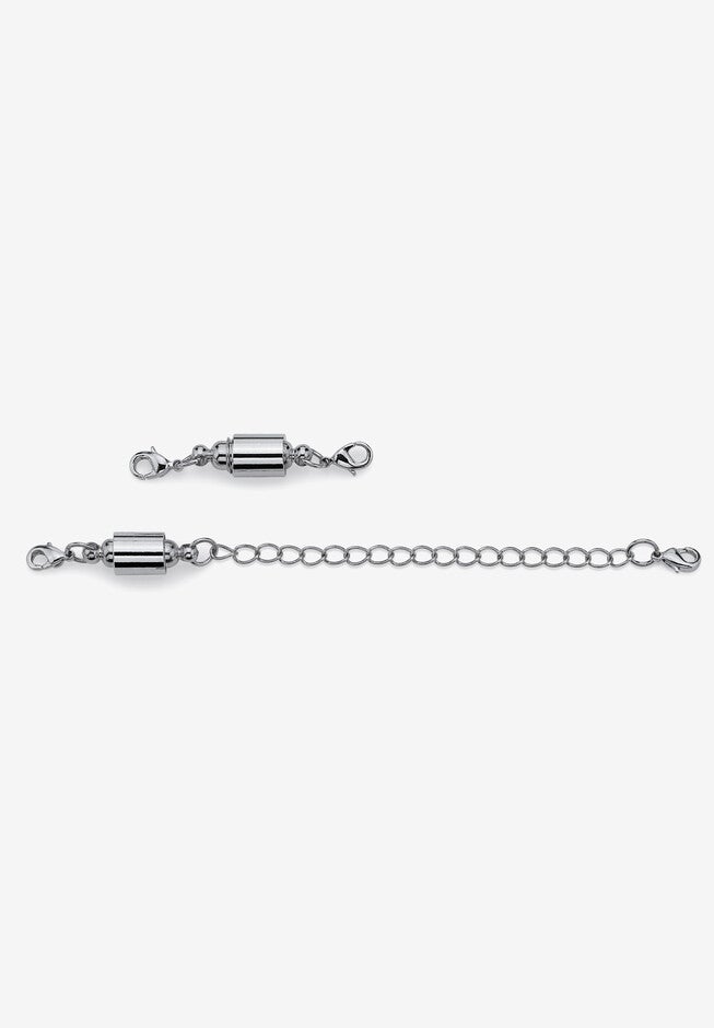 Silver Tone Chain Necklace Extender (8mm), 5.5 inches, , on-hover image number null