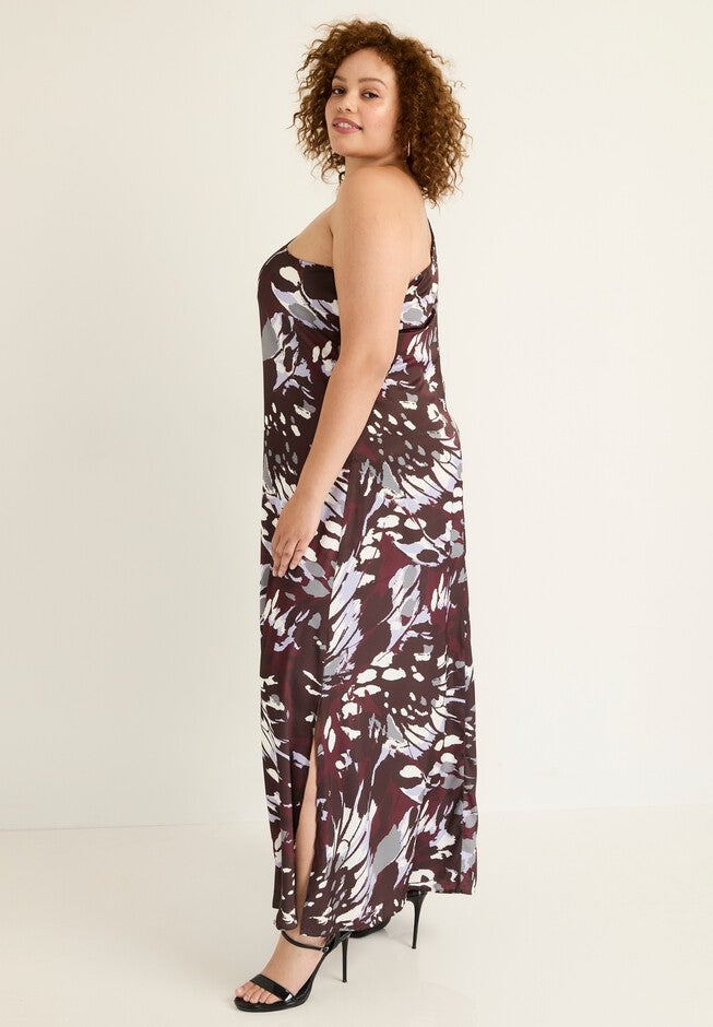 One-Shoulder Maxi Dress, , alternate image number null