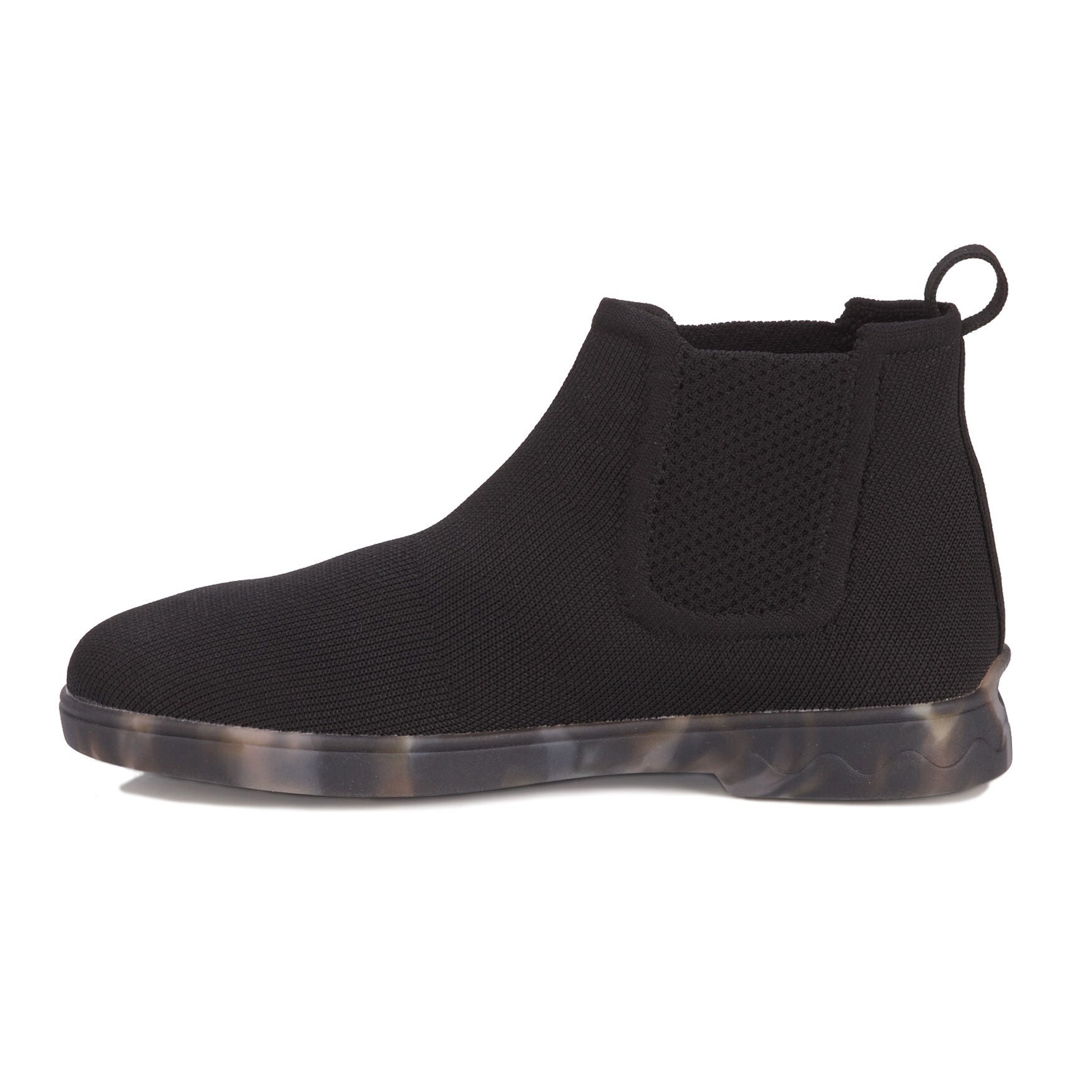Grady Pull-On Stretch Bootie, BLACK, alternate image number 3