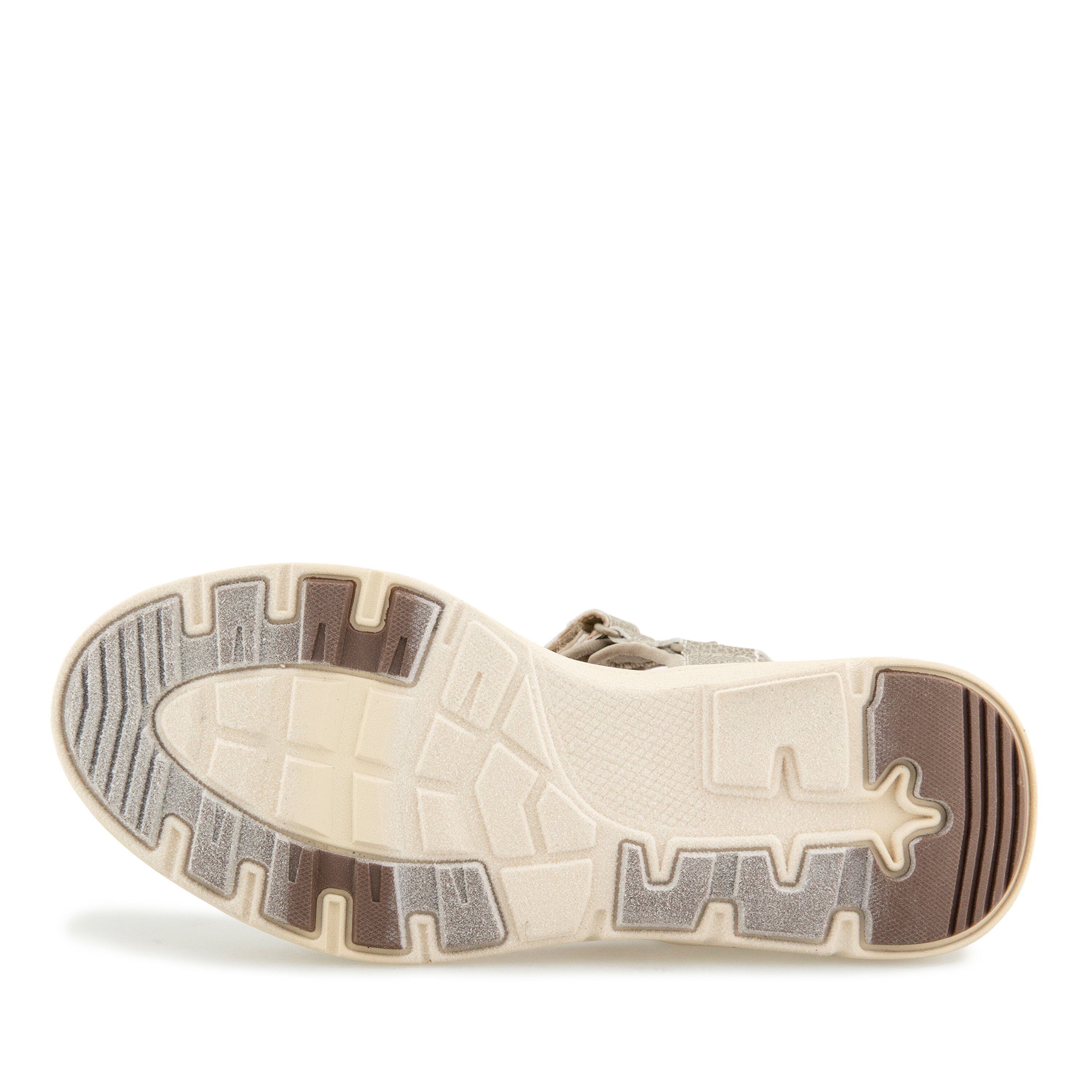 Ellewood Hook and Loop Flat Sandal, CHAMPAGNE, alternate image number 5