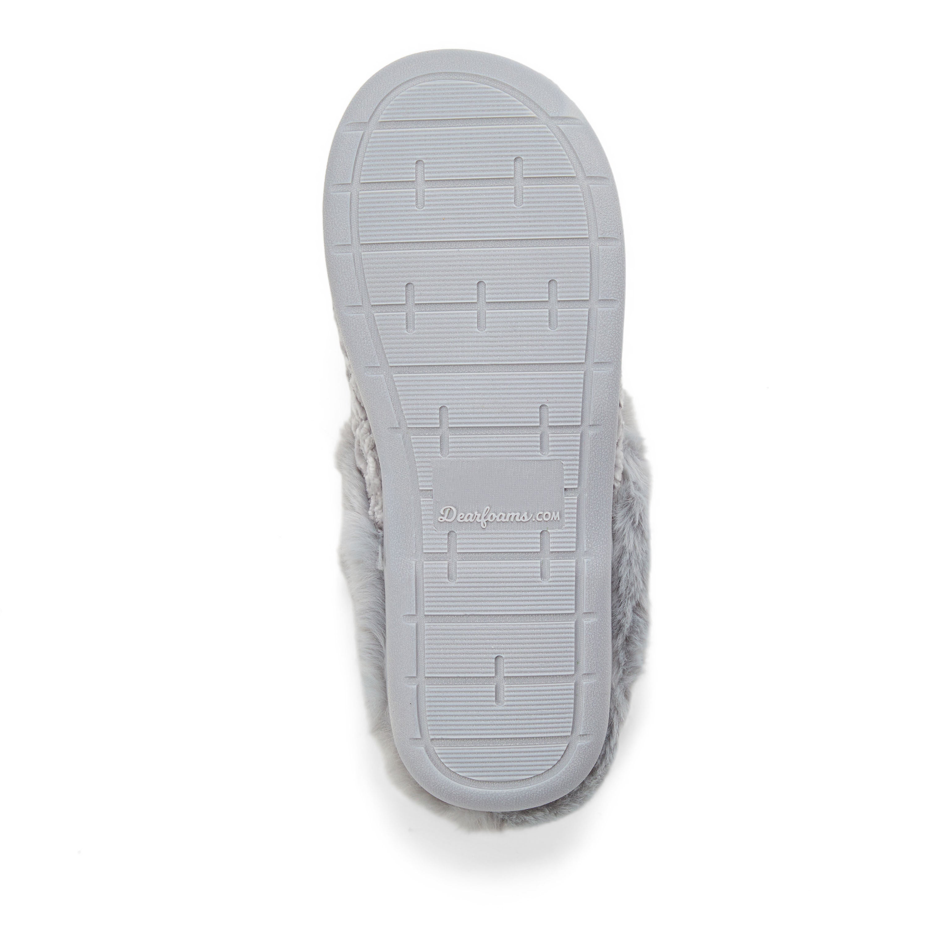 Claire Cable Knit Chenille Clog, GREY, alternate image number 4