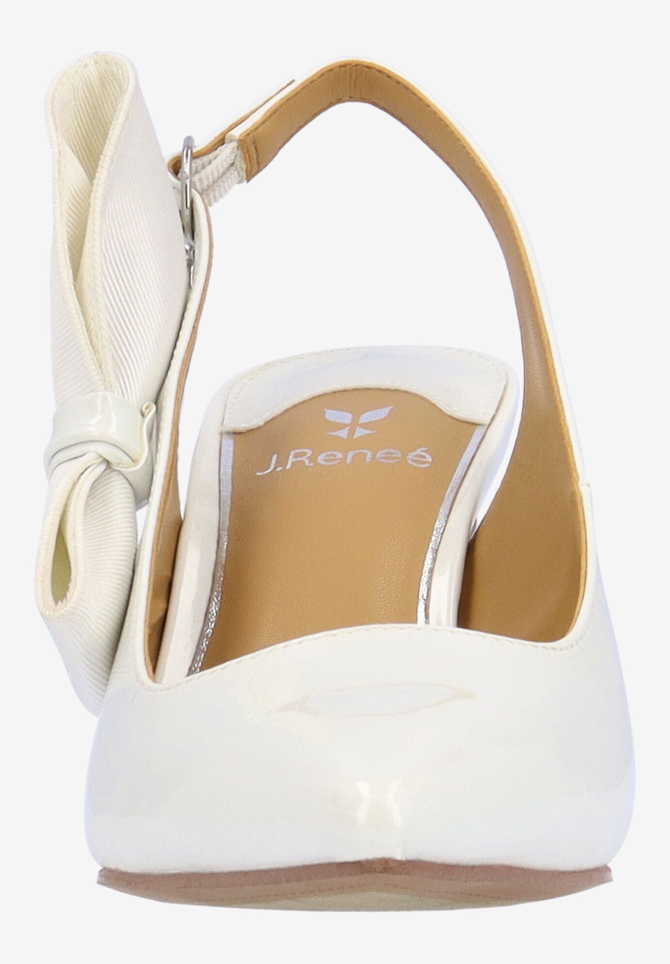 Rowin Slingback Pump, WHITE, alternate image number 3