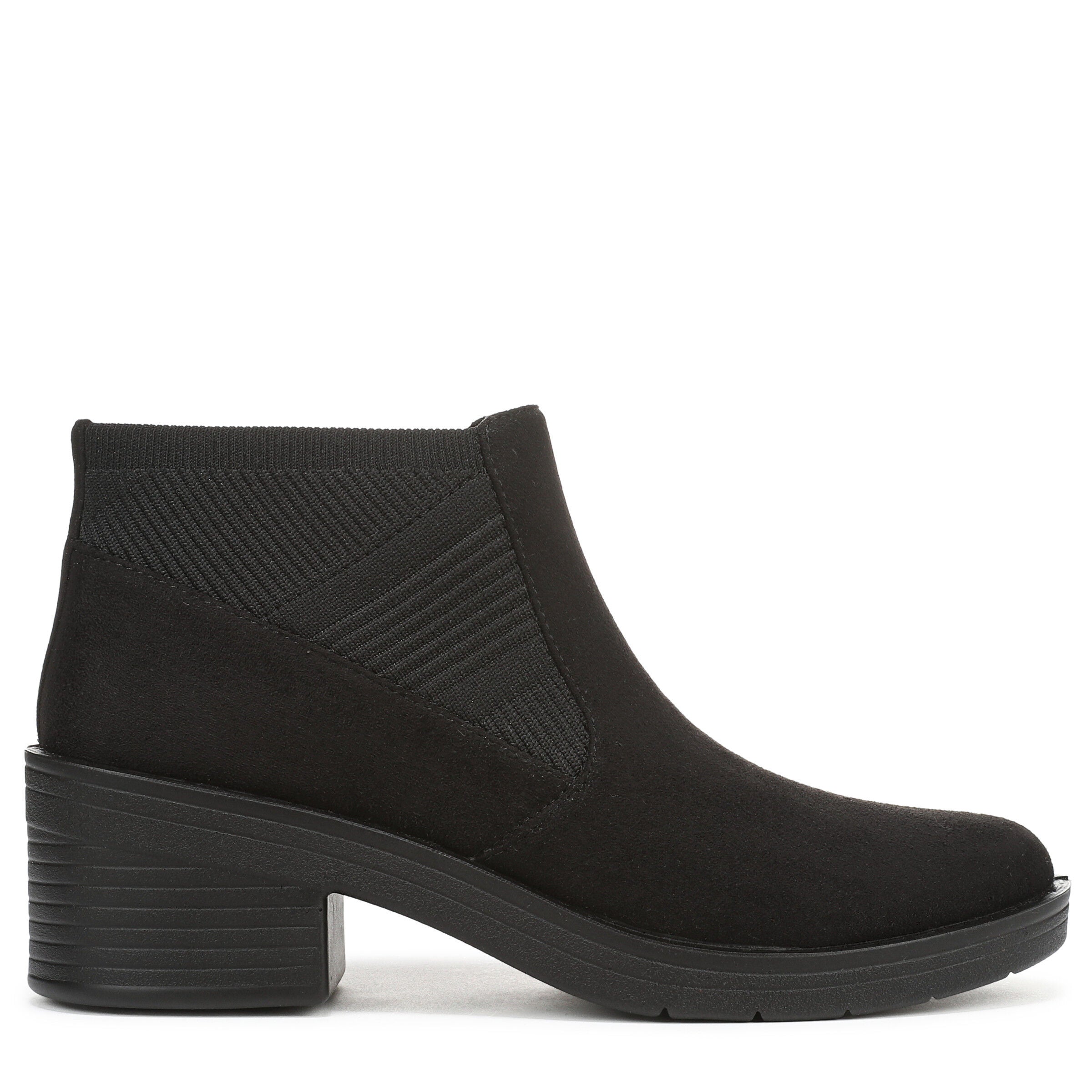 Outlook Knit Ankle Boot, BLACK FABRIC, alternate image number 3