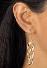 Crystal & Gold Link Necklace, Bracelet & Earring Set, , alternate image number null