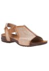 Feya Flat Sandal , OYSTER, hi-res image number null