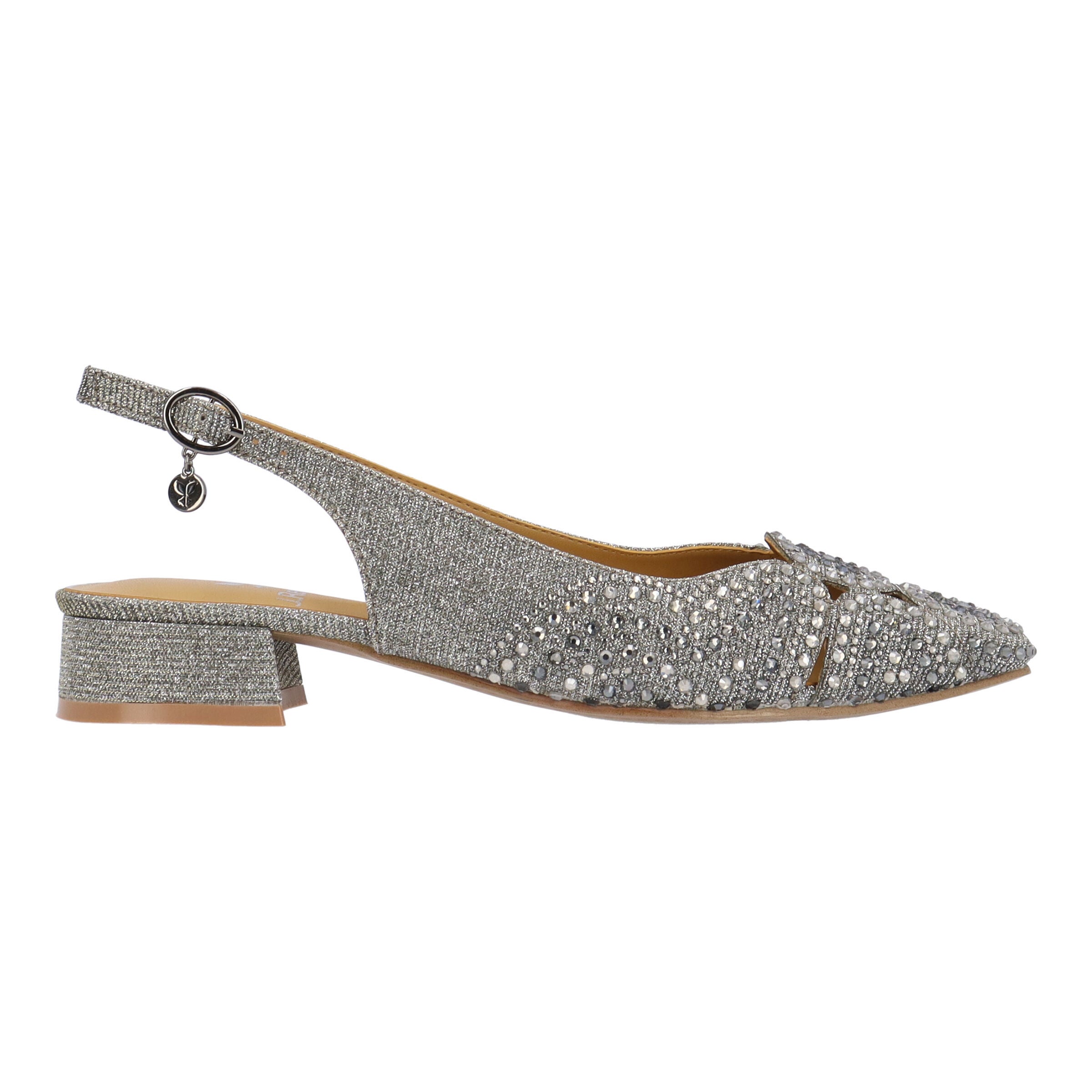 Nicolette Slingback Pump, PEWTER, alternate image number 3