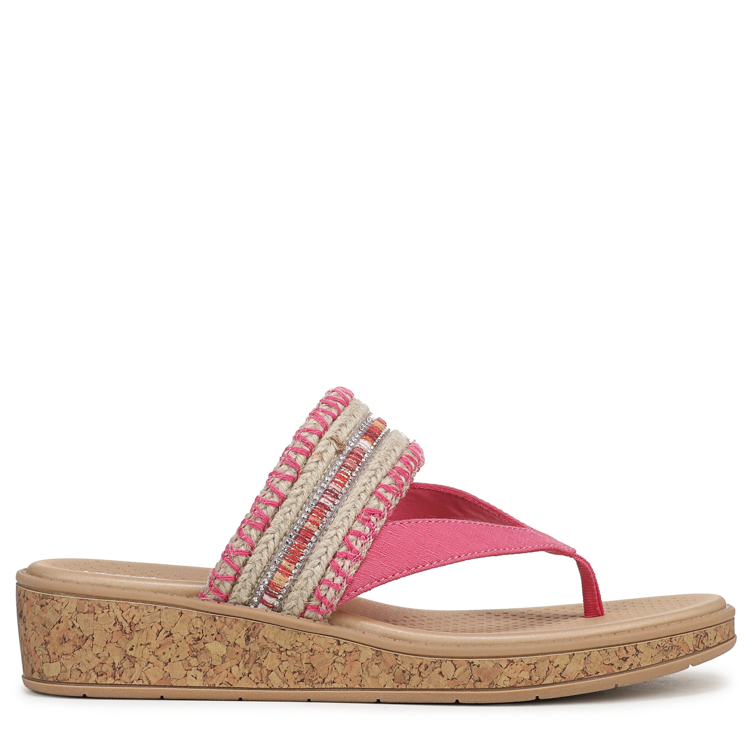 Birdie Wedge Sandal, TAN PINK, alternate image number 3