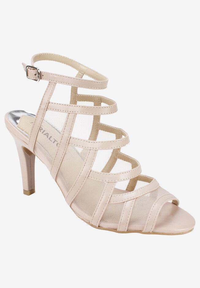 Robby Sandal , BLUSH NAPPA MESH, hi-res image number 0