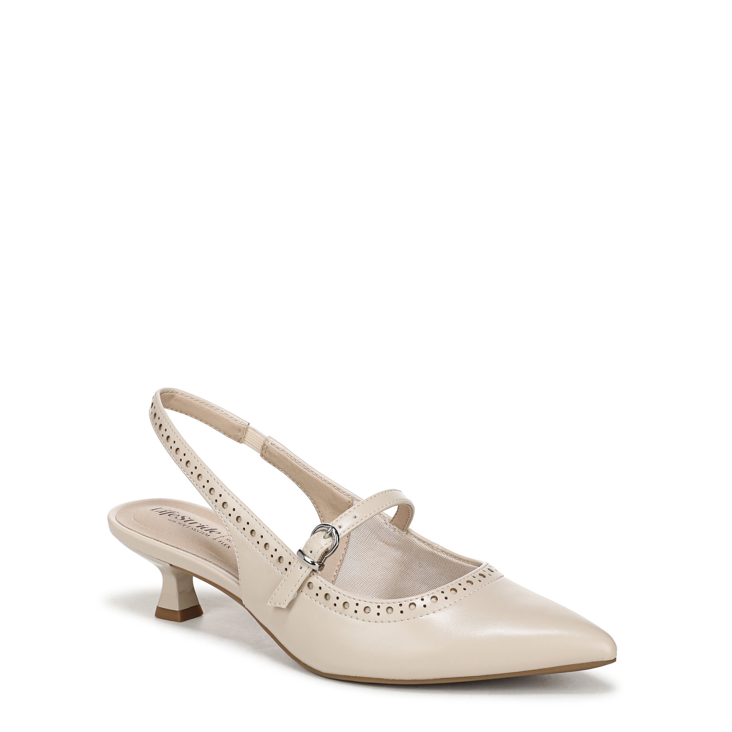 Marilyn Slingback Pump, CREAM BEIGE, hi-res image number 0