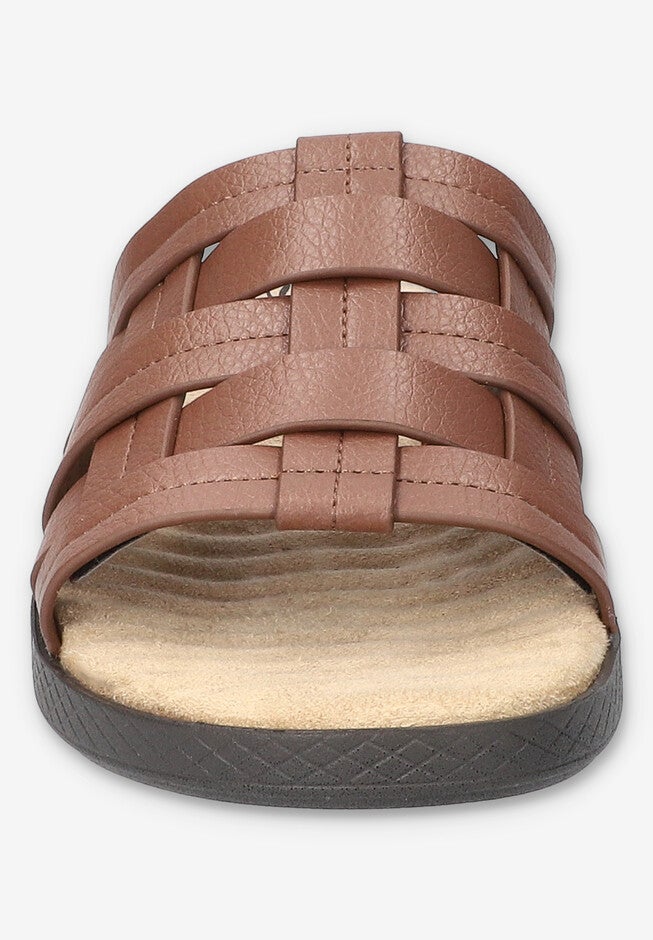 Maha Comfort Slide Sandal, TAN, on-hover image number 1