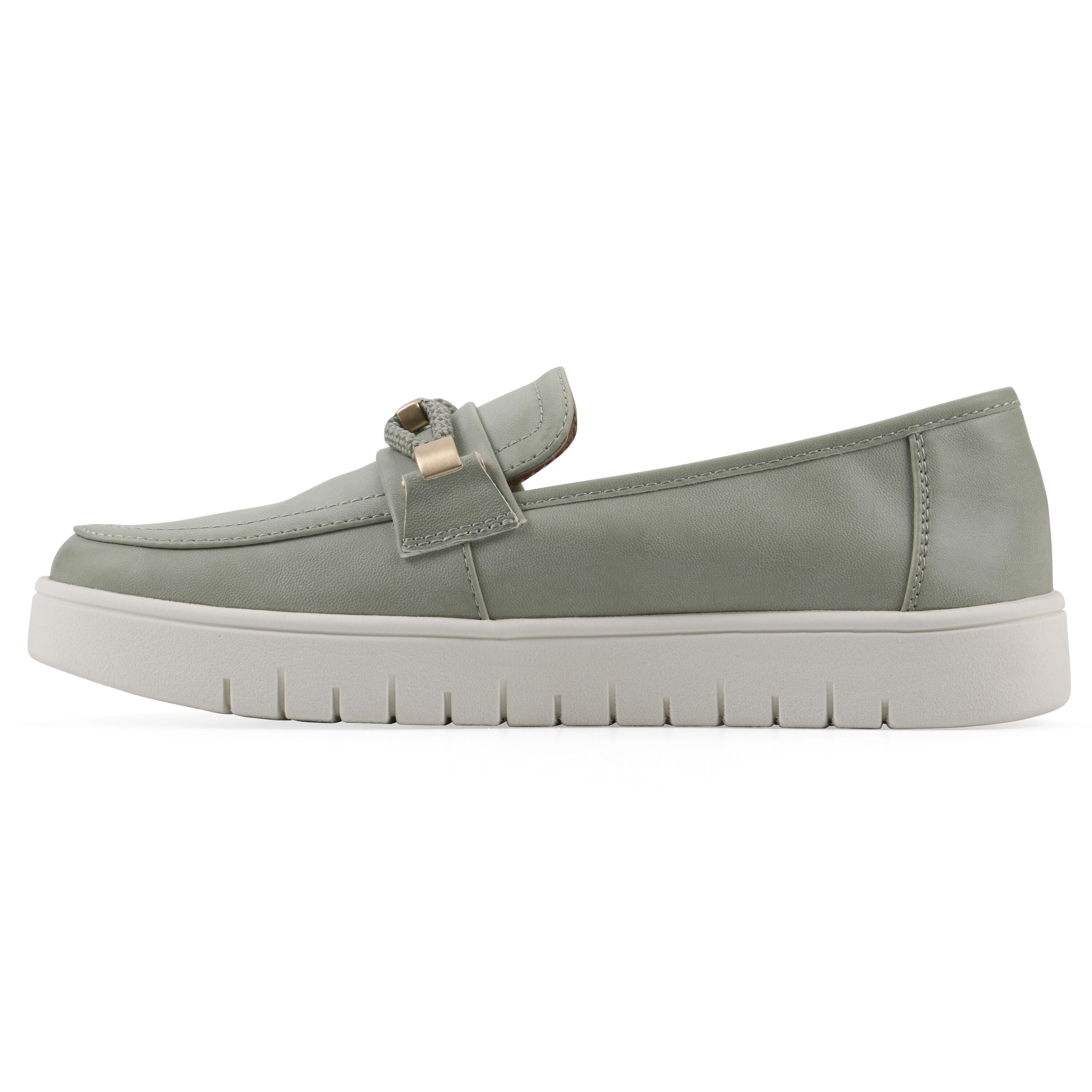 Naathan FOM Recovery Penny Loafer, SAGE GREEN SMOOTH, alternate image number 3
