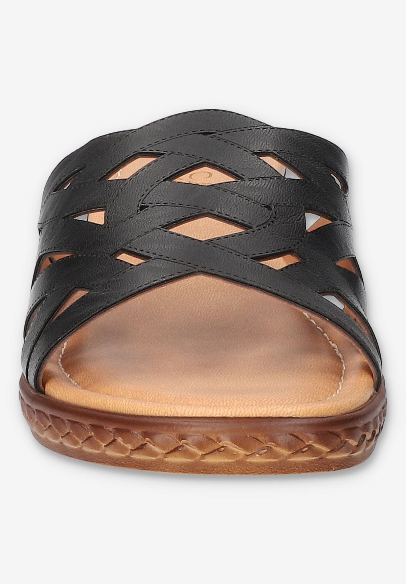 Edda Wedge Sandal, BLACK, on-hover image number 1