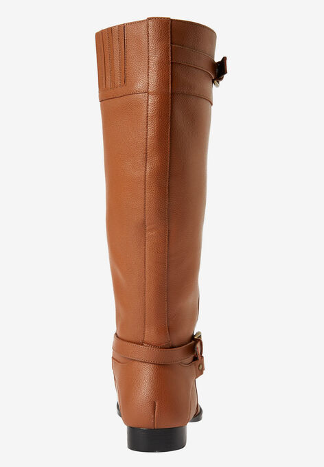 The Janis Wide Calf Leather Boot , , on-hover image number null