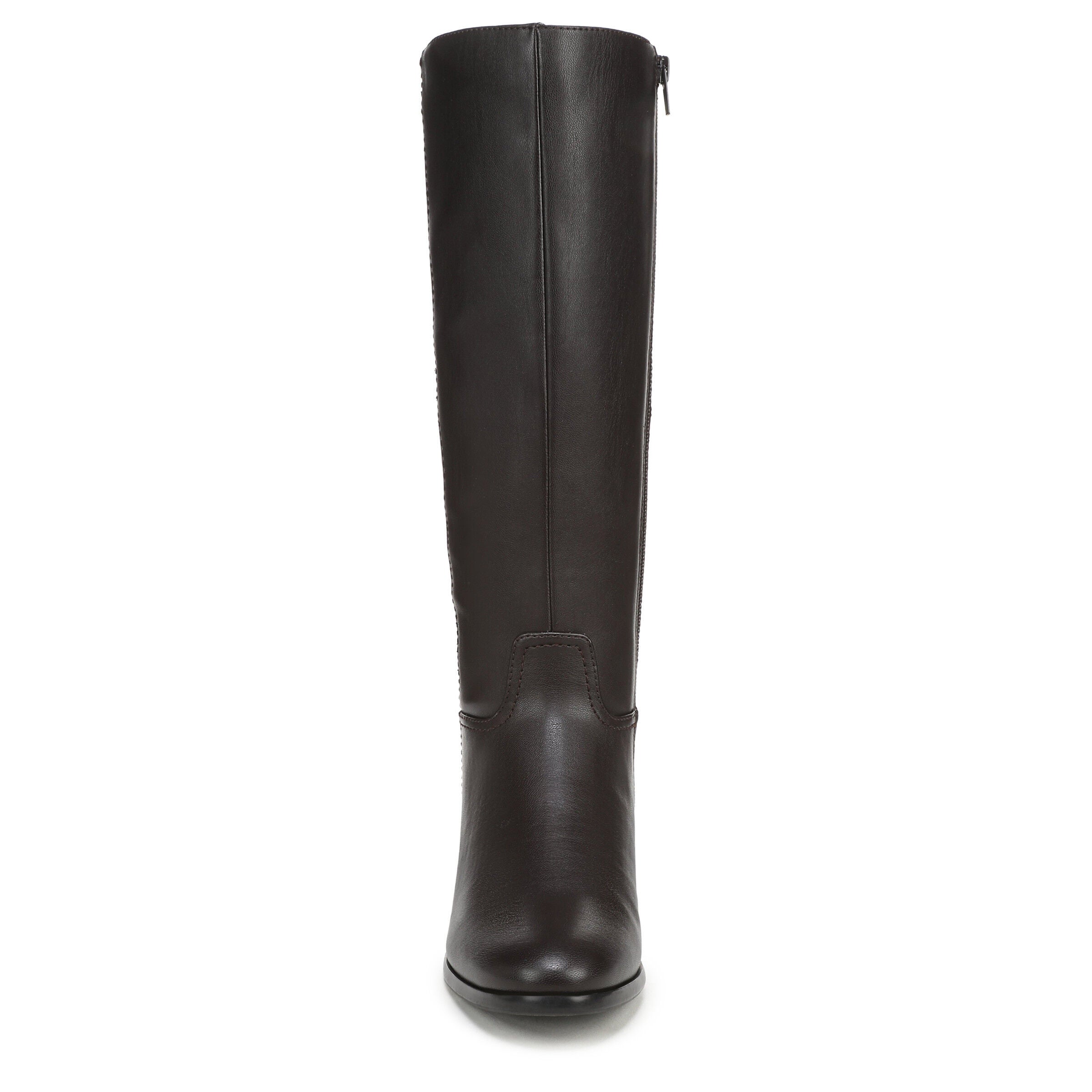 Sarah Wide Calf Knee High Boot, DARK BROWN, alternate image number 4