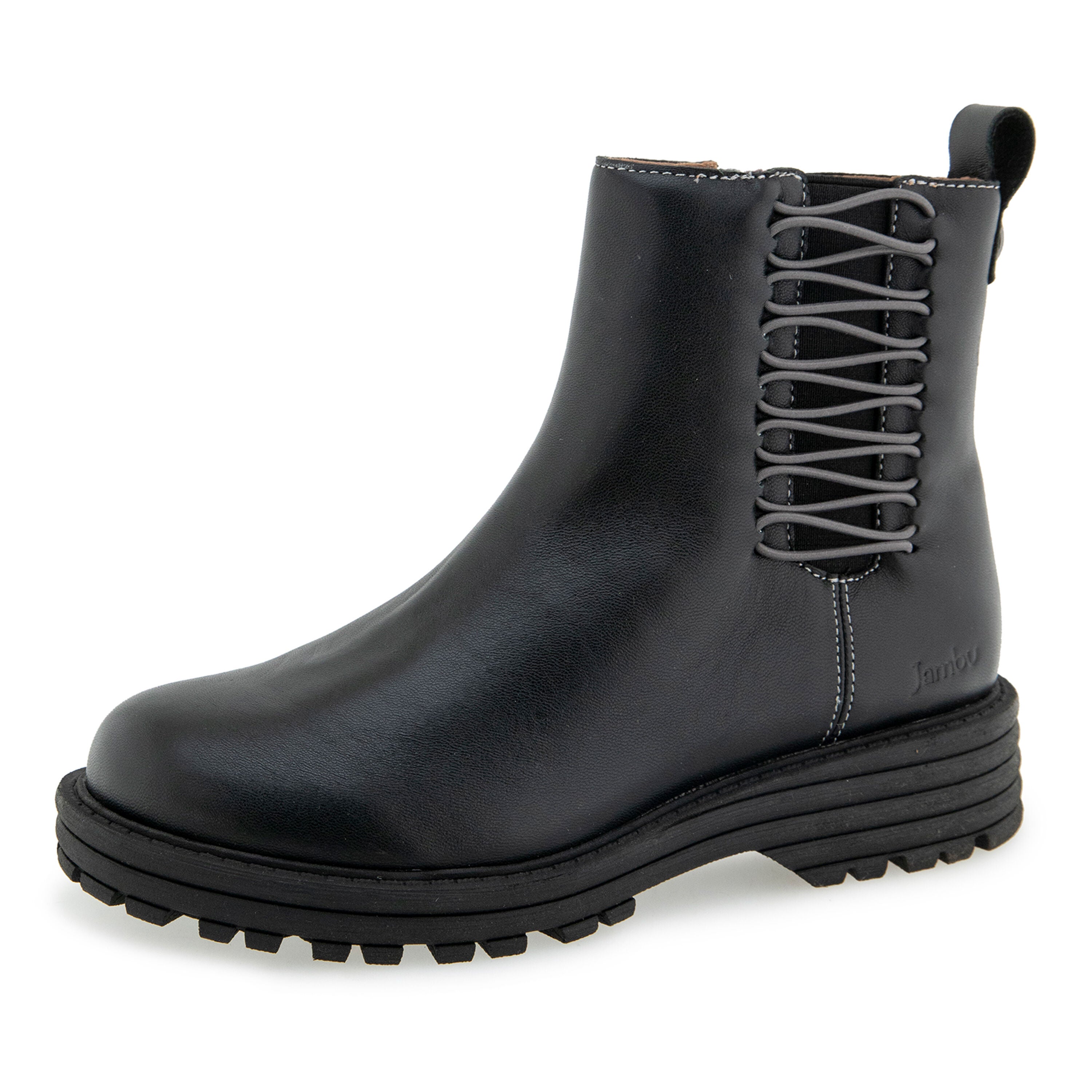 Iren Water Resistant Casual Boot, BLACK, alternate image number 6
