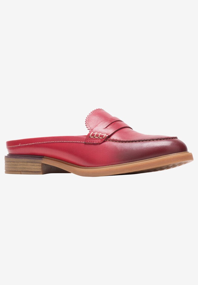 Bailey Penny Mule , RED LEATHER, hi-res image number null