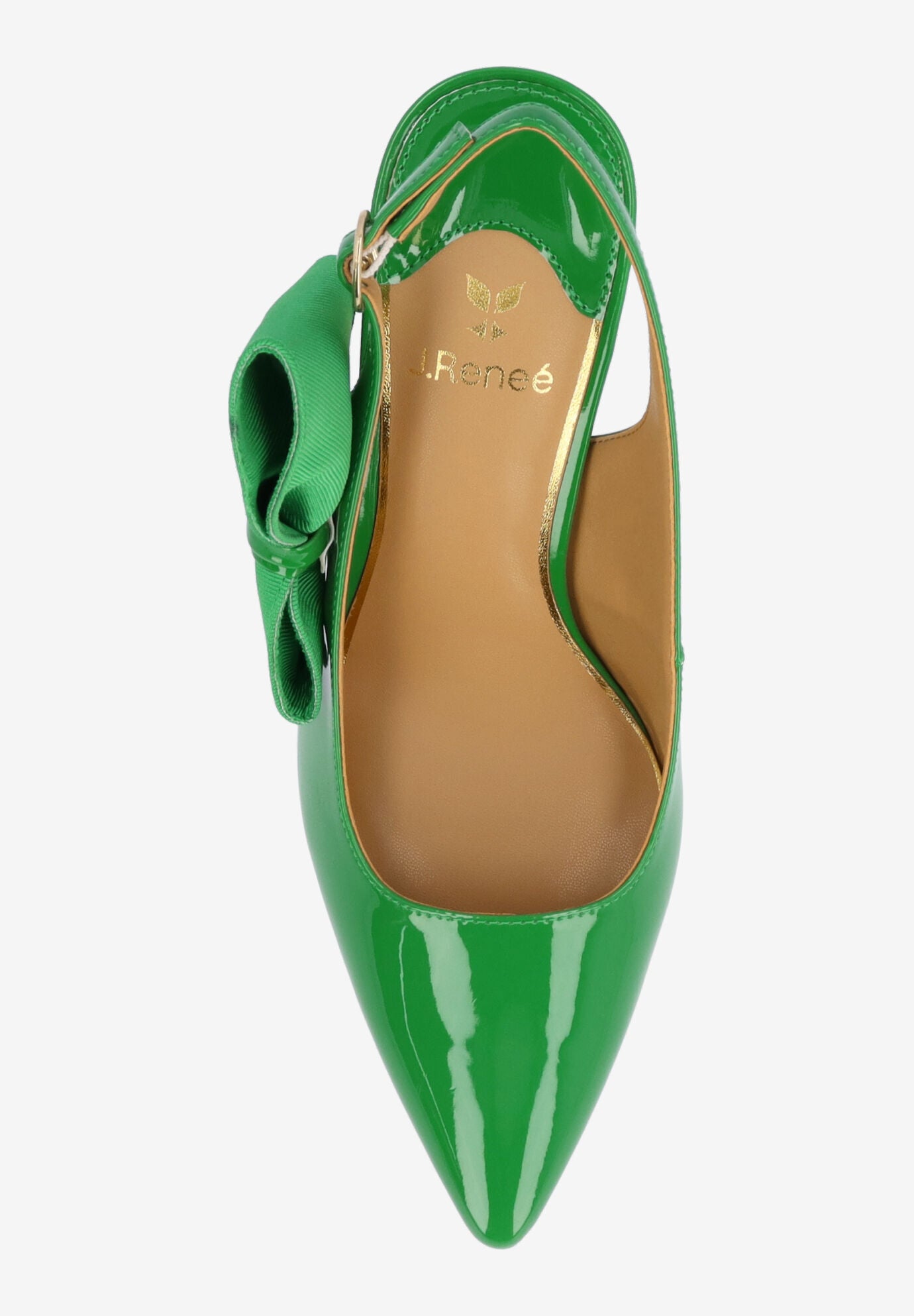 Rowin Slingback Pump, GREEN, alternate image number 2