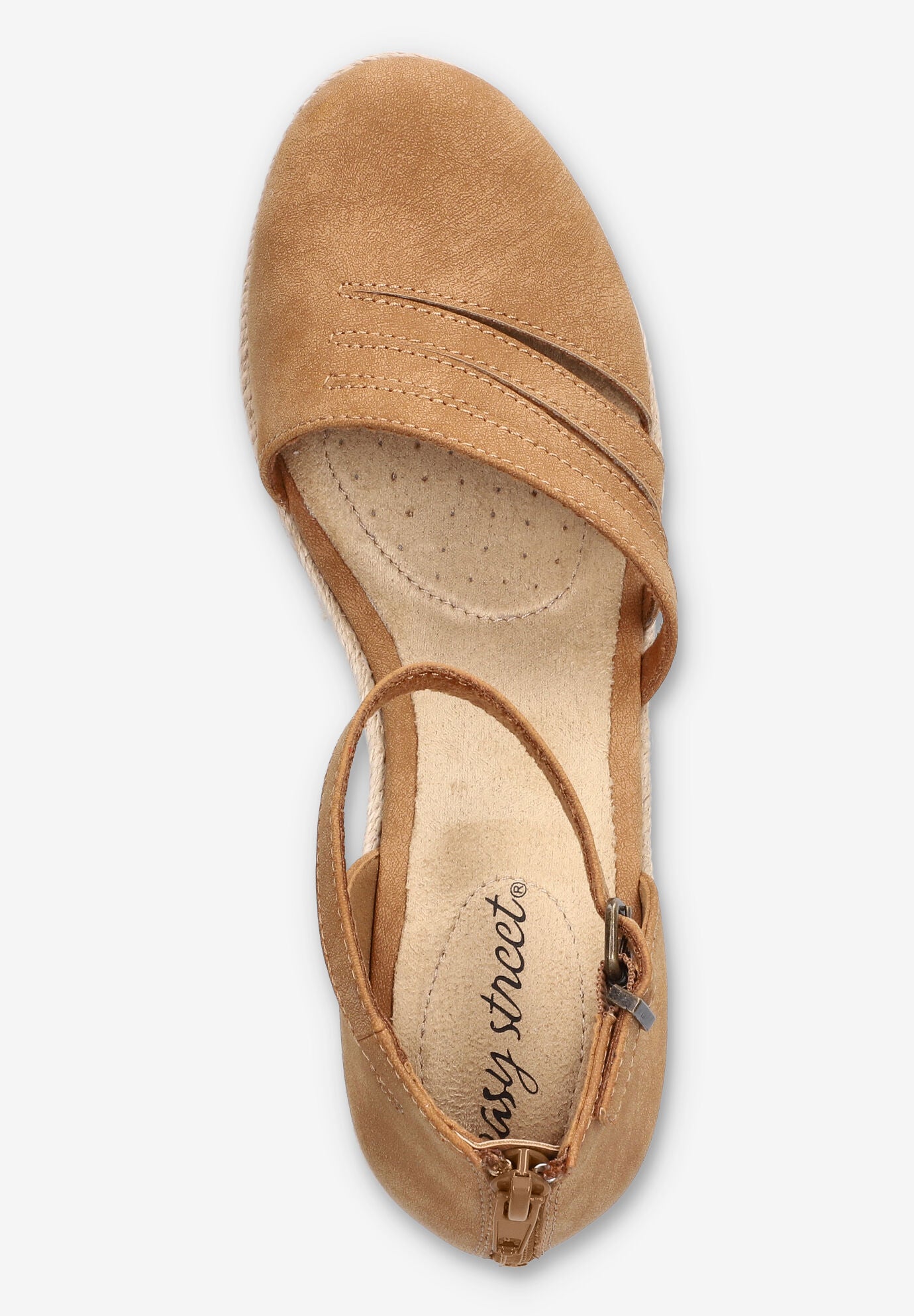 Daytona Espadrille Wedge, TAN, alternate image number 6