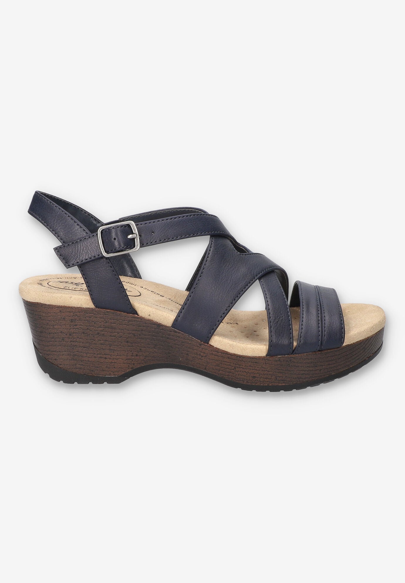Rosella Slip-Resistant Sandal, NAVY, alternate image number 2