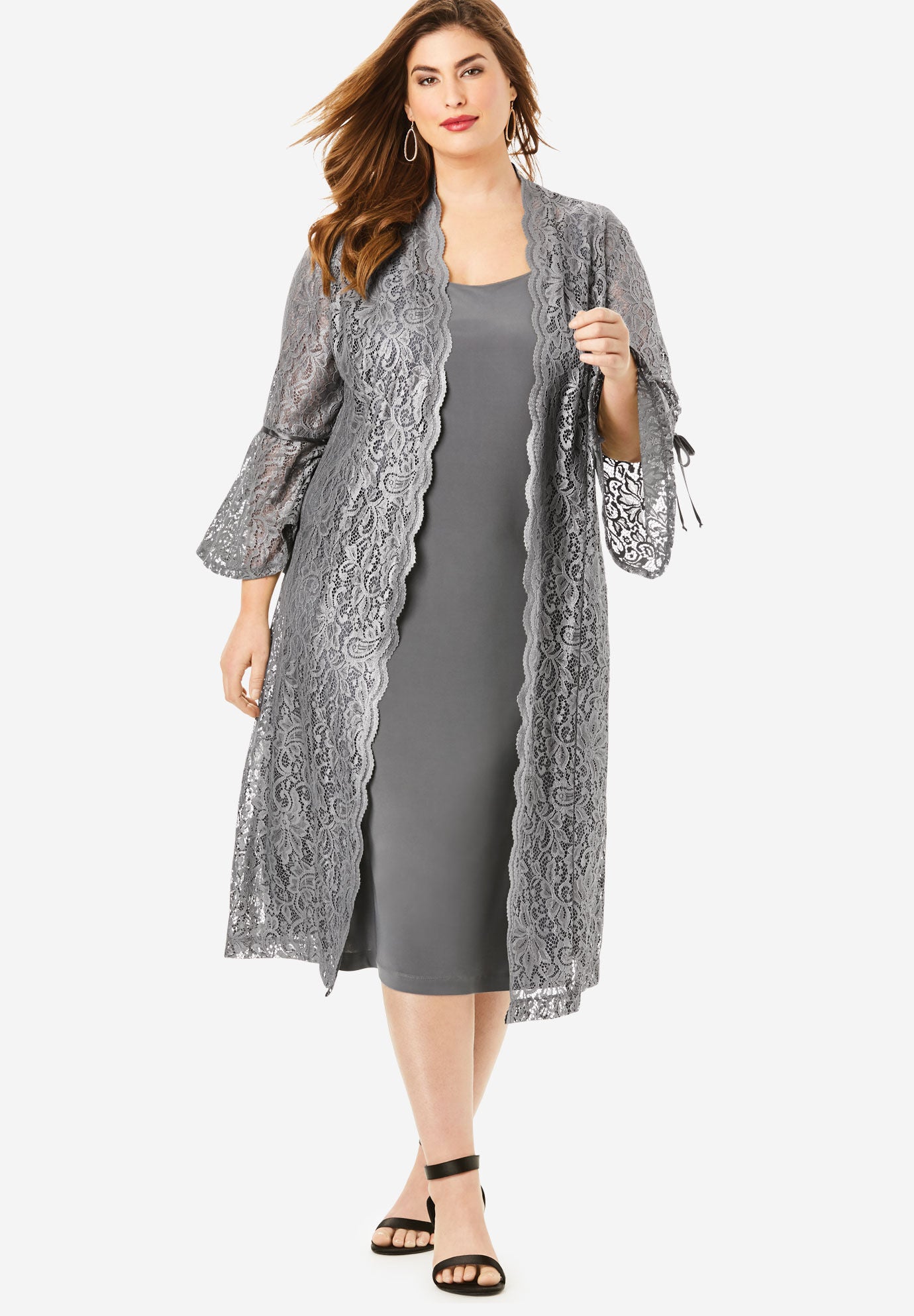 plus size duster jacket