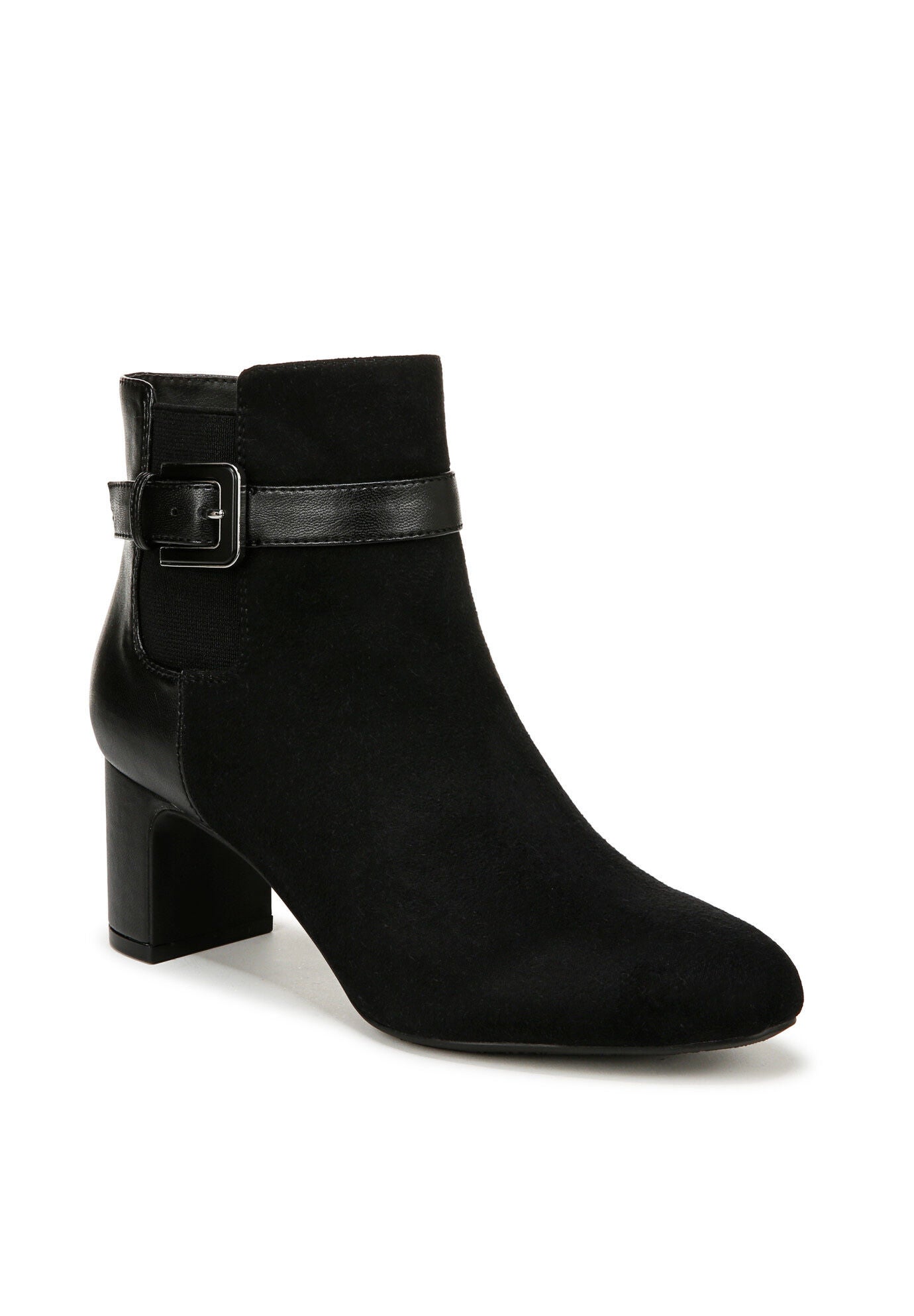 Truly Bootie, BLACK FAUX LEATHER, hi-res image number 0