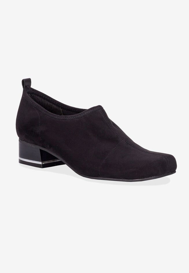 Esther Flat, BLACK STRETCH SUEDE, hi-res image number null