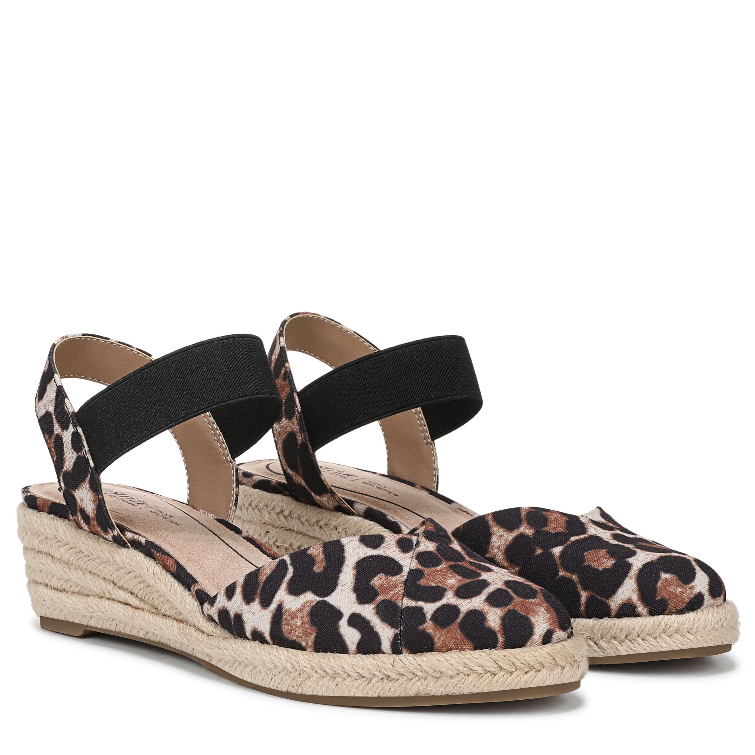 Kimmie Espadrille Wedge, NATURAL LEOPARD, alternate image number 2