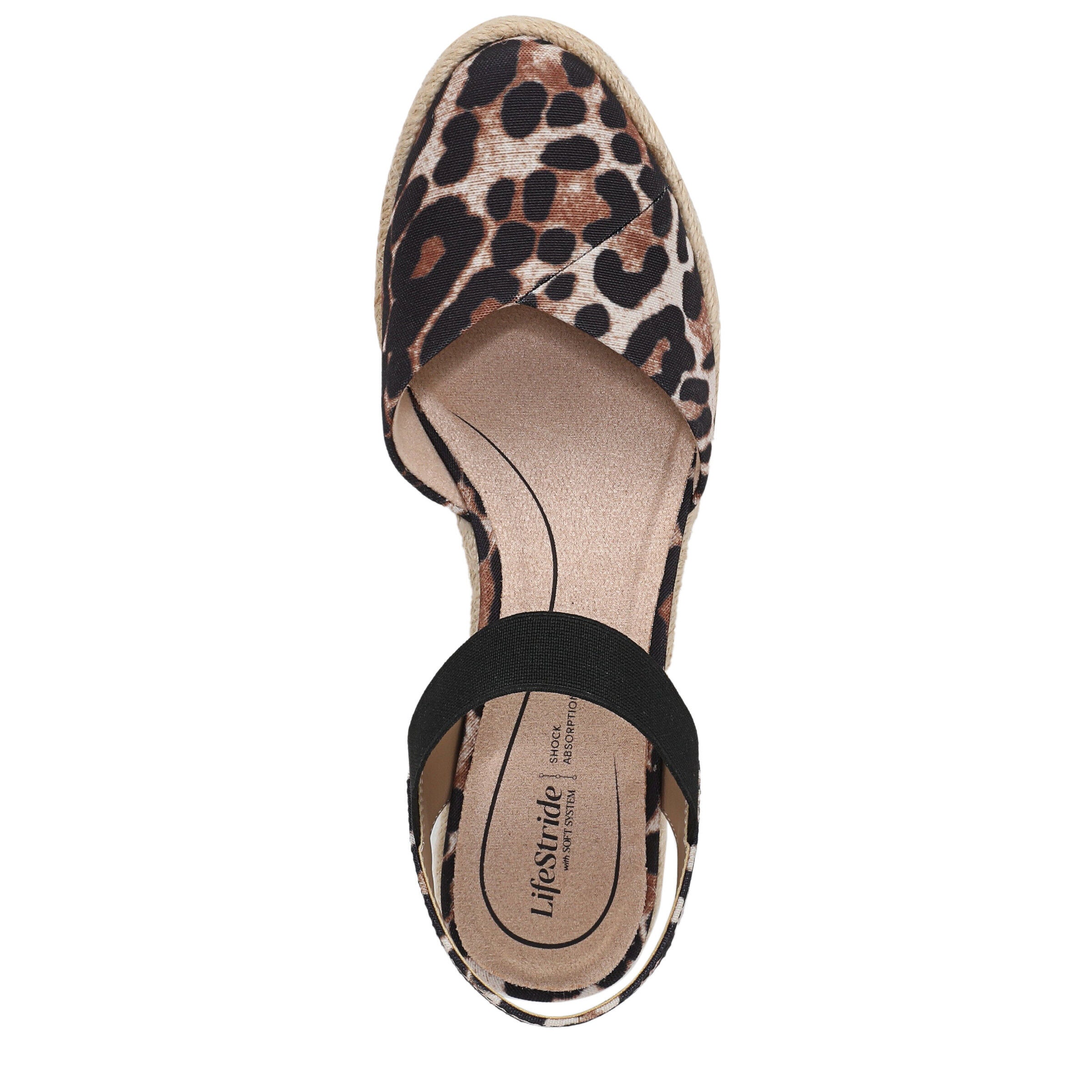 Kimmie Espadrille Wedge, NATURAL LEOPARD, alternate image number 6