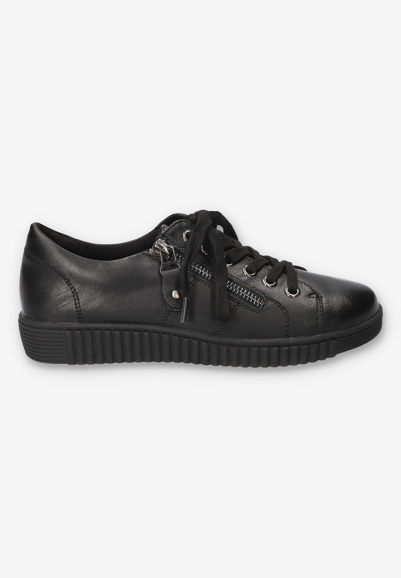 Novie Platform Sneaker, BLACK, alternate image number 2